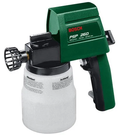 BOSCH Pistole stříkací PSP 260, 60W, 750ml, tlak do 160 bar, plynulá ...