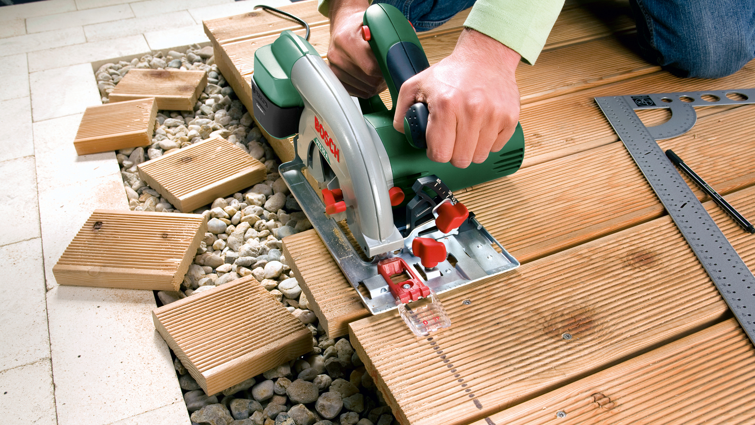 Bosch PKS55A + řezný kotouč Precison 18 (0.603.501.002)