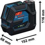 BOSCH PRO GCL 12V-50-22 CG Kombinovaný laser (0.601.066.S01)