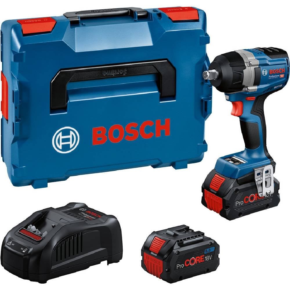 BOSCH PRO GDS 18V-750 C Akumulátorový rázový utahovák (0.601.9L9.002)