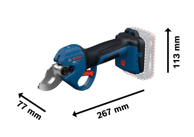 BOSCH PRO GGP18V-32 nůžky na větve 18V (0.600.8D8.200)