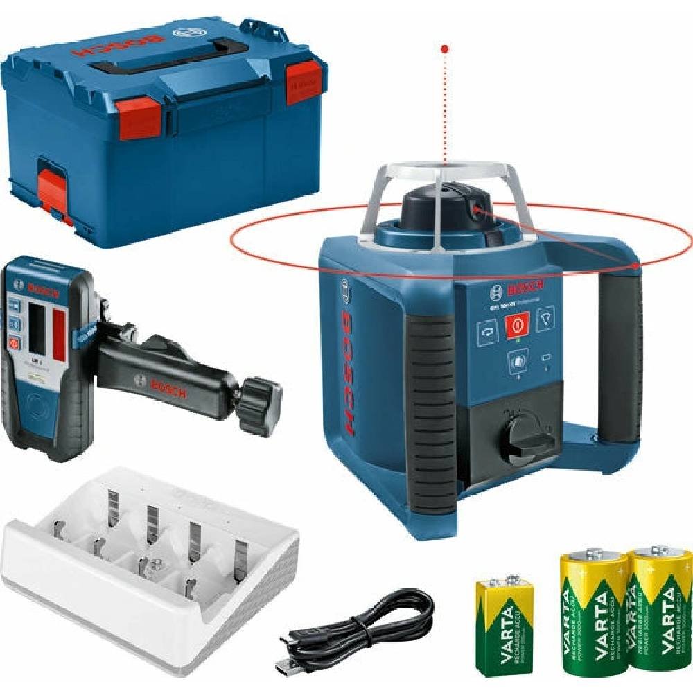 BOSCH PRO GRL 300 HV + LR 1 v L-BOXX Rotační laser (0.601.061.505)