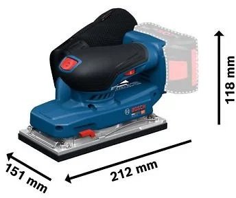 BOSCH PRO GSS18V-18 + L-BOXX Vibračná brúska (0.601.9R7.001)