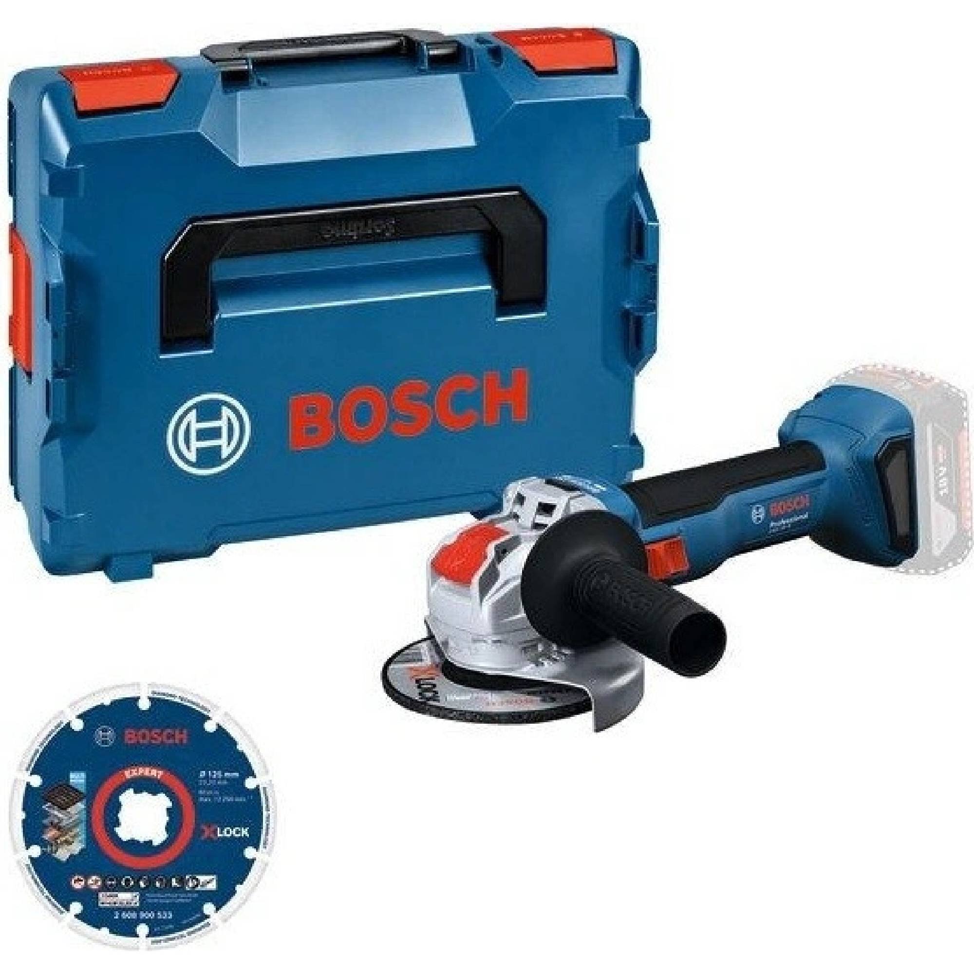 BOSCH PRO GWX 18V-8 + diamantový rezací kotúč – uhlová brúska (0.601.9N9.103)