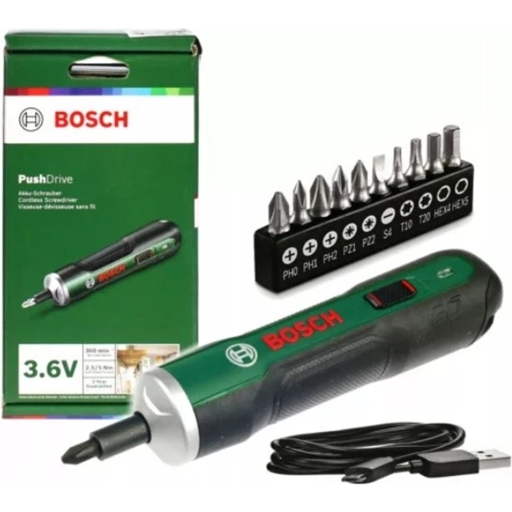 BOSCH PushDrive Akumulátorový šroubovák (0.603.9C6.002)