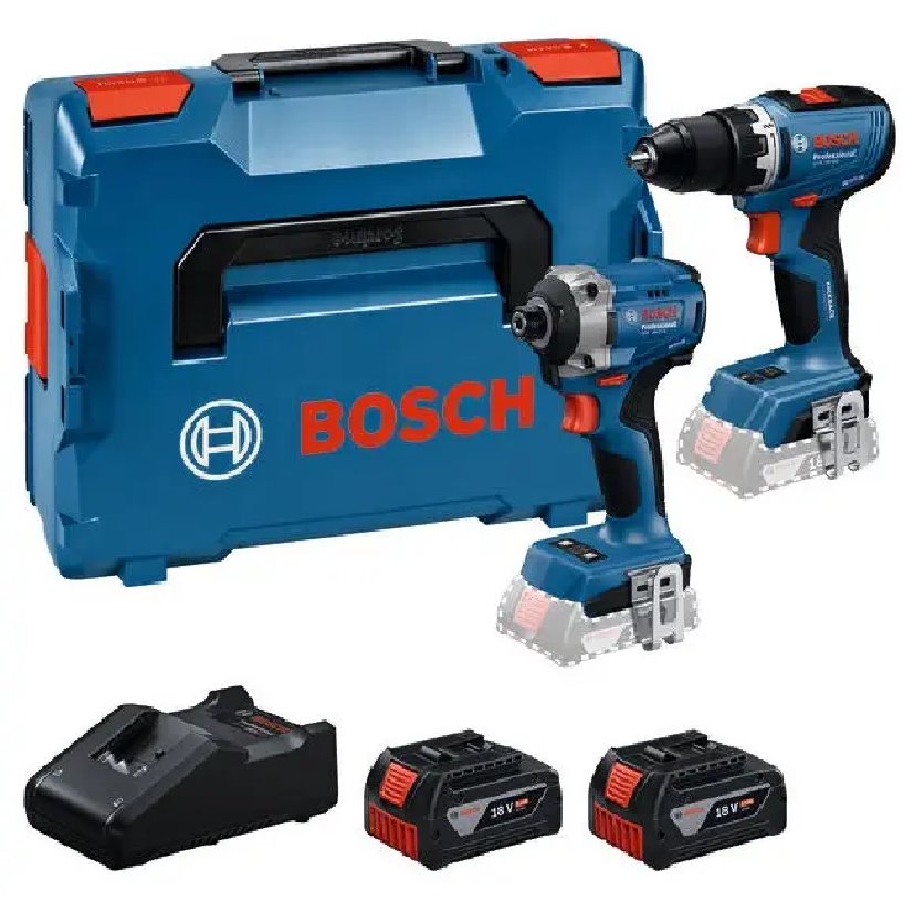 BOSCH Sada AKU nářadí GSR + GDR + 2x GBA 5.0 Ah + GAL 18V-40 (0.615.A50.090)