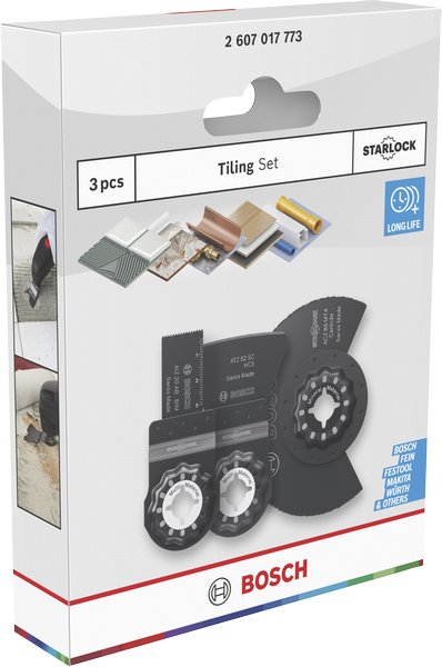 BOSCH Sada pilových listů na dlaždice, 3 ks (2.607.017.773)