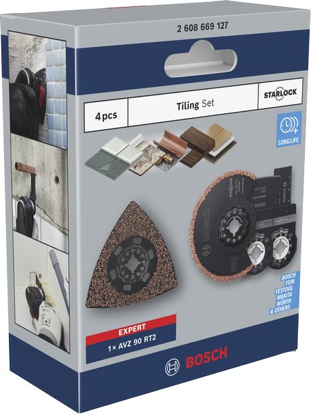 BOSCH Sada pilových listů na dlaždice, 4 ks (2.608.669.127)