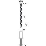 BOSCH Sada vrtáků do kladiv SDS plus-1, 5 ks (2.608.579.120)
