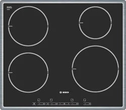 BOSCH sklokeramická varná deska PIE645T14E, indukční, DirectSelect, 4 zóny, HighSpeed, PowerBoost, nerez
