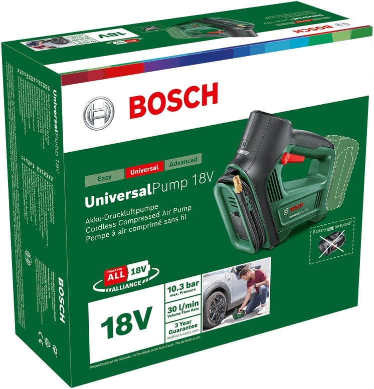 Bosch UniversalPump 18V akumulátorová nafukovačka