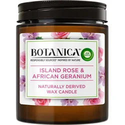 Botanica by Air Wick svíčka - Exotická růže a africká pelargónie 205 g