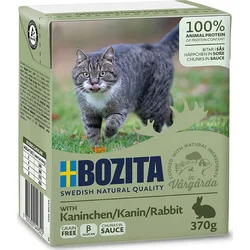 Bozita Cat kousky v omáčce s králičím, tetrapak kapsička 370 g