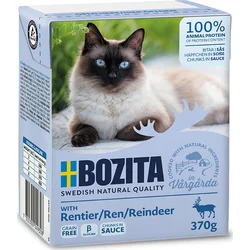 Bozita Cat kousky v omáčce se sobím masem, tetrapak kapsička 370 g