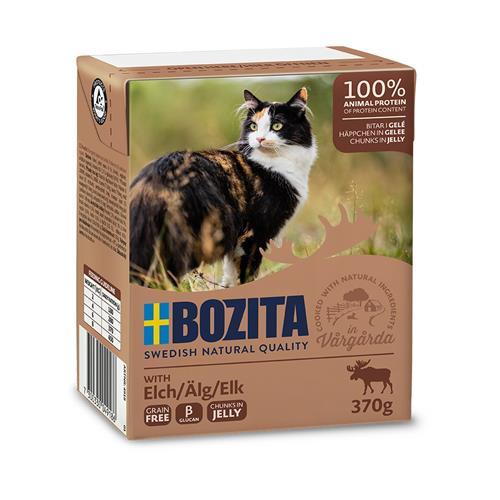 Bozita Cat kousky v želé s losím, tetrapak kapsička 370 g