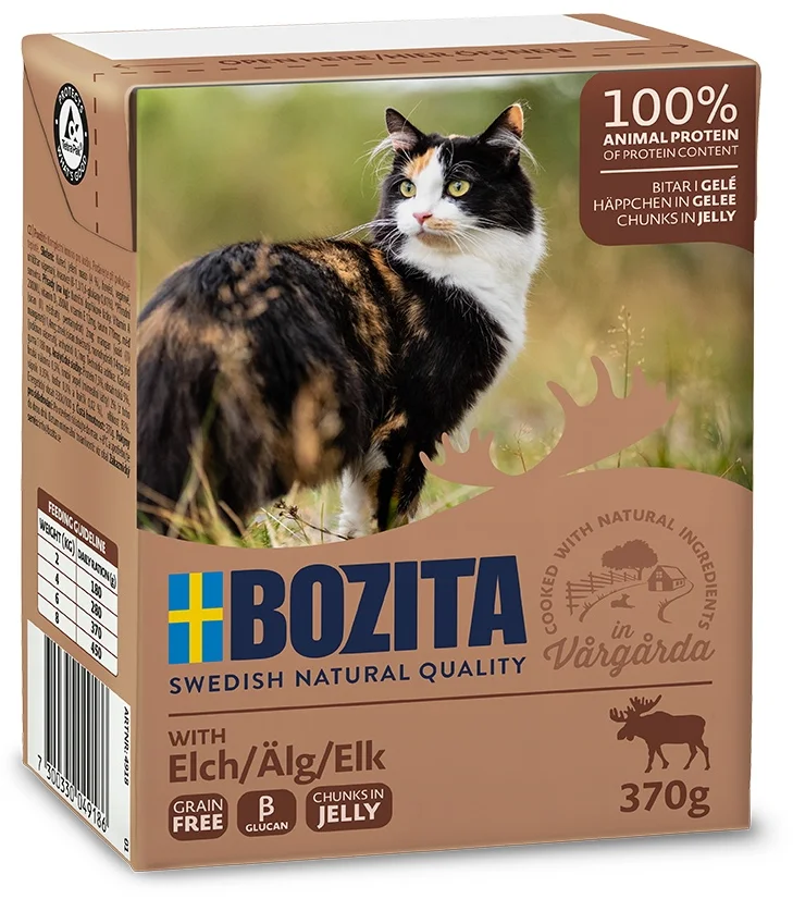 Bozita Cat kousky v želé s losím, tetrapak kapsička 370 g