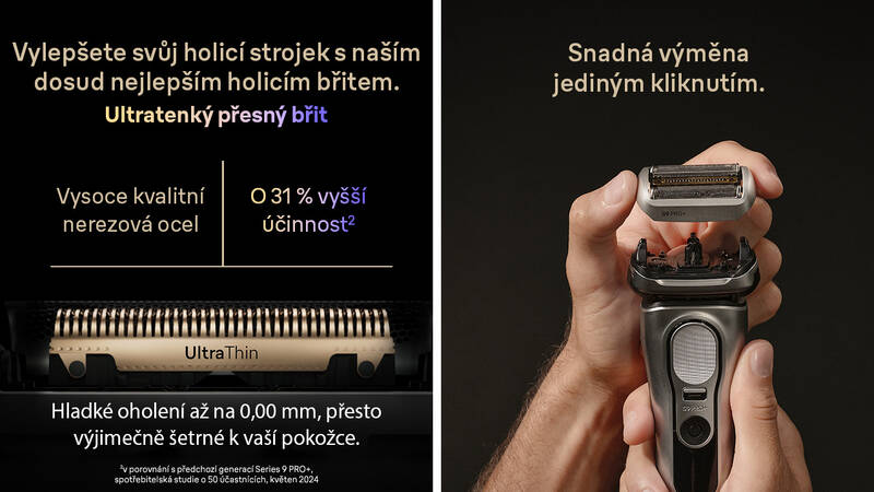 Braun SERIES 9 PRO+ CombiPack 96M Náhradní hlavice