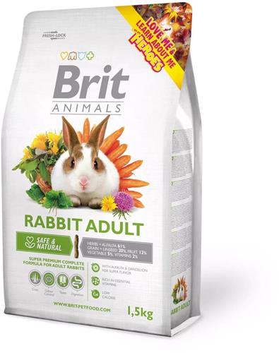 Brit Animals RABBIT ADULT Complete 1,5kg
