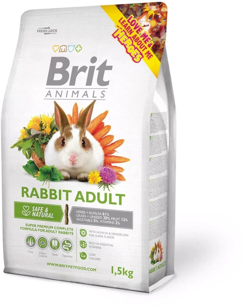 Brit Animals RABBIT ADULT Complete 1,5kg
