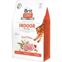 Brit Care Cat Grain-Free Indoor Anti-stress, 0,4kg granule pro kočky