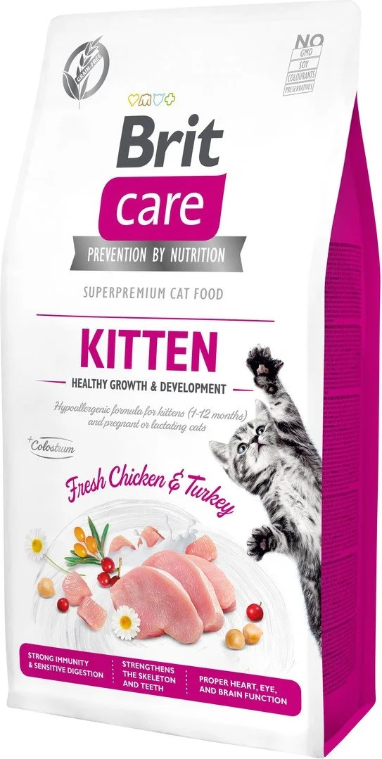 Brit Care Cat Grain-Free Kitten Healthy Growth & Development, 7kg granule pre mačiatka