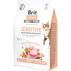 Brit Care Cat Grain-Free Sensitive Healthy Digestion & Delicate Taste, 0,4kg granule pro kočky