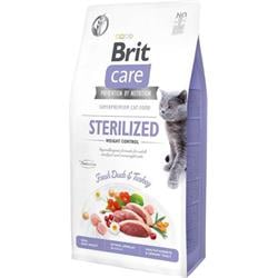 Brit Care Cat Grain-Free Sterilized Weight Control, 7kg granule pro kočky