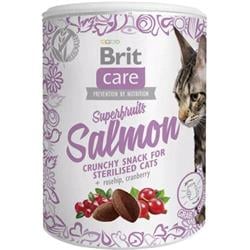 Brit Care Cat Snack Superfruits Salmon  100g pamlsky pro kočky