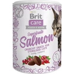 Brit Care Cat Snack Superfruits Salmon 100g pochúťky pre mačky