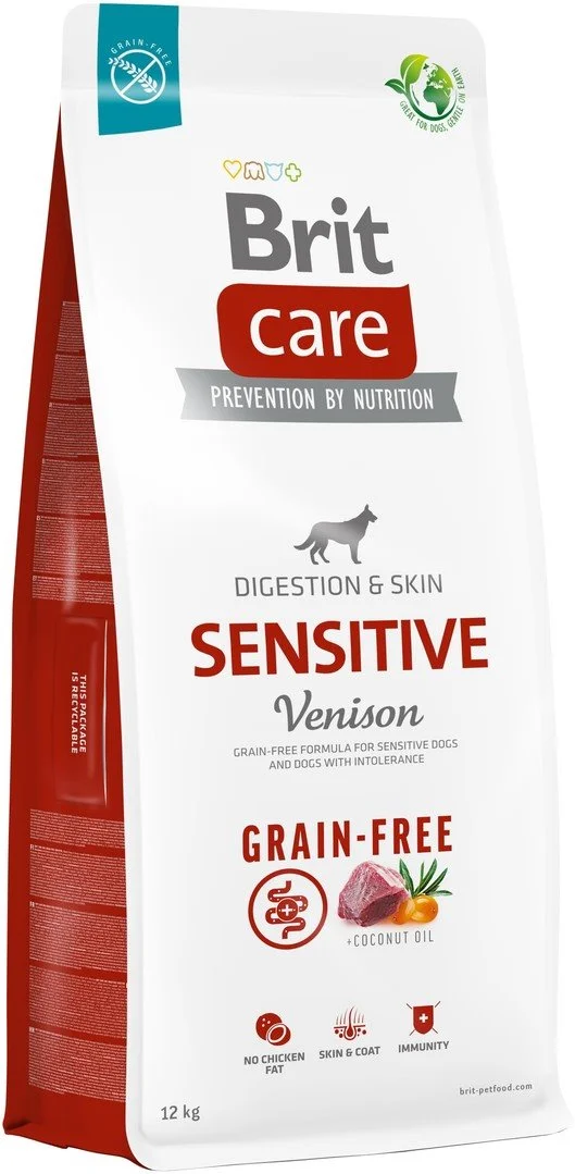 Brit Care Dog Grain-free Sensitive, 12 kg granúl pre psy