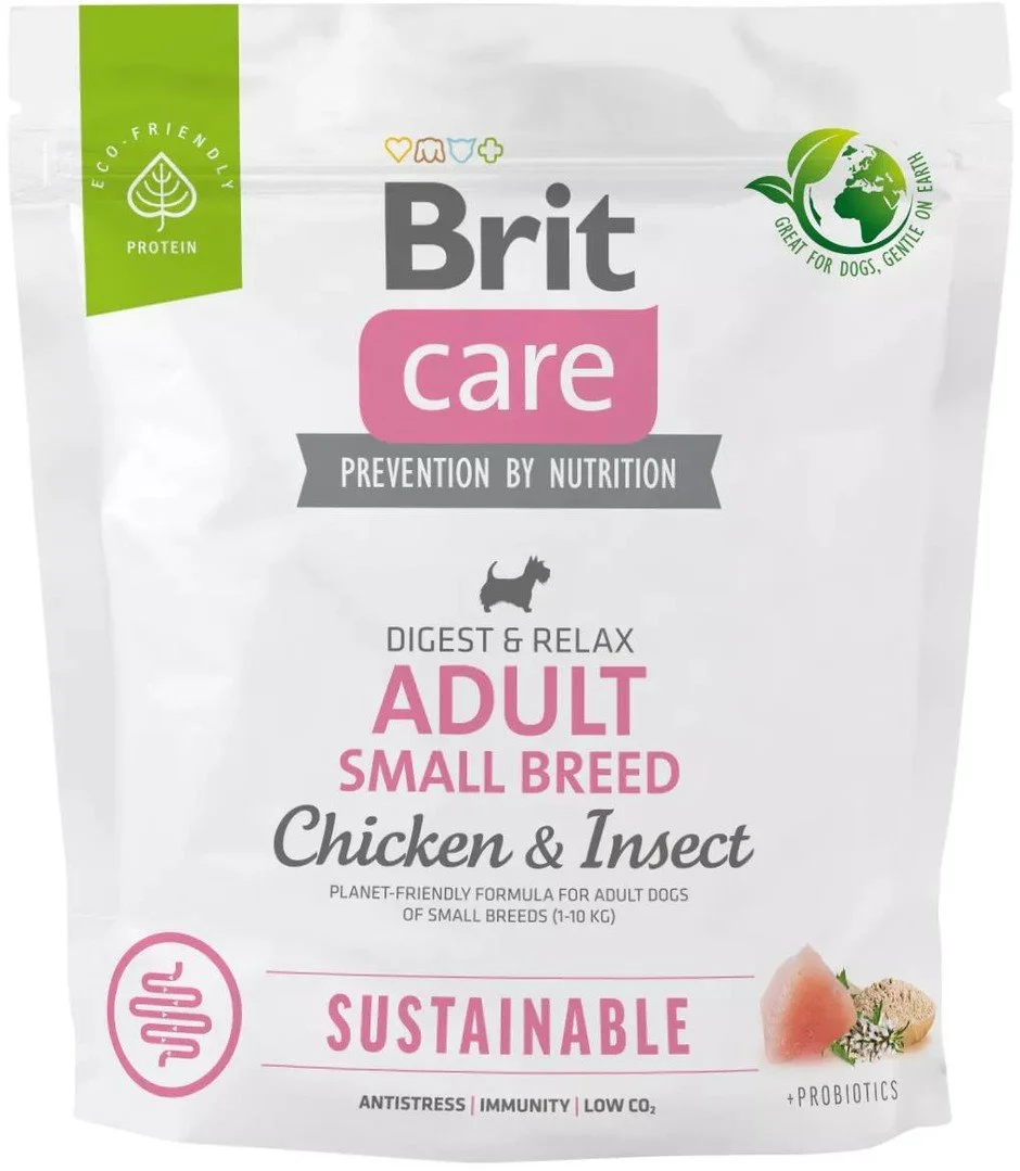 Brit Care Dog Sustainable Adult Small Breed, 1kg granule pro psy