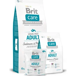 BRIT Care Grain-free Adult Salmon & Potato, granule pro psy, 3kg