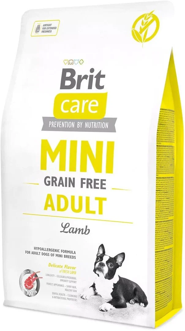 Brit Care Mini Grain Free Adult Lamb 2kg granule pre psy