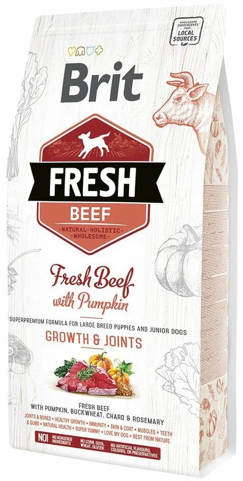 Brit Fresh Beef with Pumpkin Puppy Large 2,5kg granule pre šteňatá