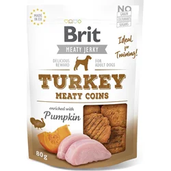 Brit Jerky Turkey Meaty Coins 80g pamlsky pro psy