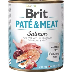 Brit Paté & Meat Salmon 800g konzerva pro psy