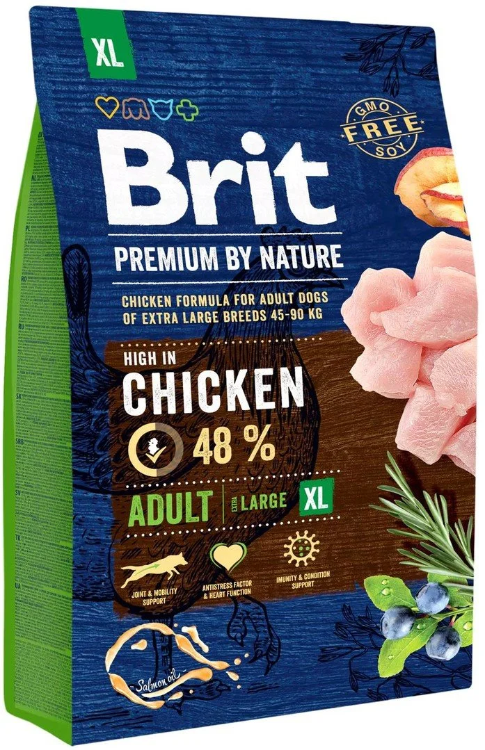 Brit Premium by Nature Adult XL 3kg granule pro psy