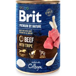 Brit Premium by Nature Beef with Tripes 400g konzerva pro psy