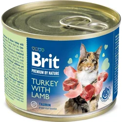 Brit Premium by Nature Turkey with Lamb 200g konzervy pro kočky