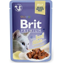 BRIT Premium želé z hovädzích filiet 85g