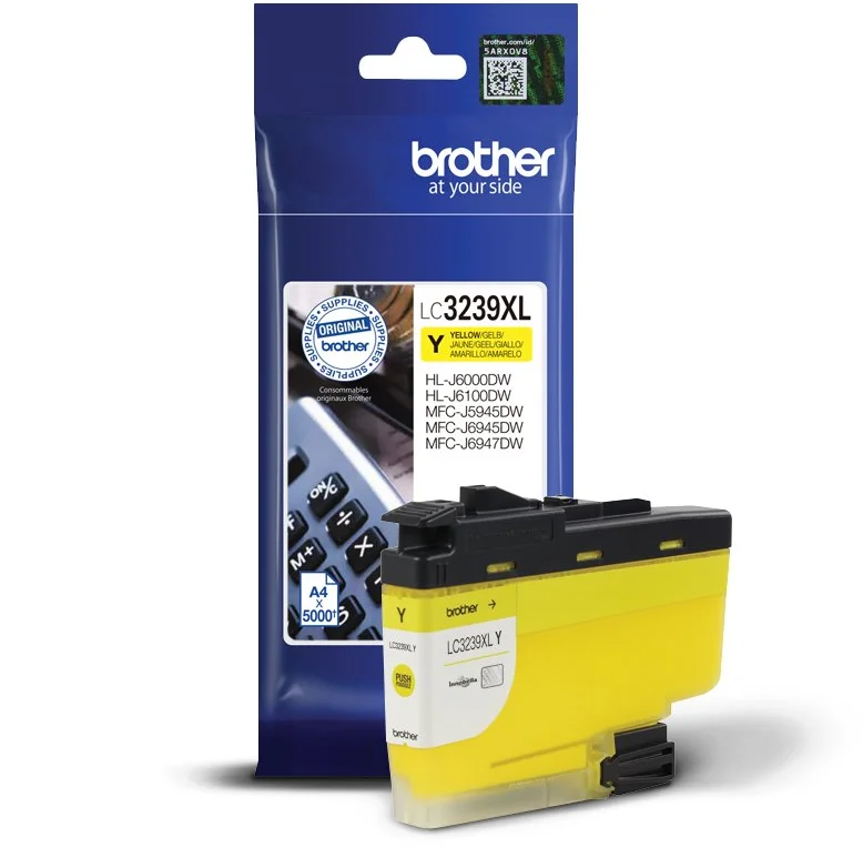 Brother atrament LC-3239XLY žltý (5000 strán) - originálne LC3239XLY