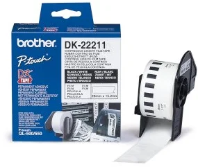 Brother DK-22211 (biela filmová rolky 29mm x 15,24m) DK22211