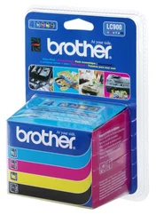 Brother inkoust LC-900 sada inkoustů (1xLC900BK, 1xLC900Y, 1xLC900M, 1xLC900C) - originální