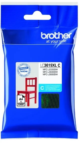 Brother LC-3619XLC azurová - originální