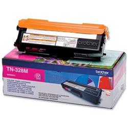 Brother toner TN-328M, magenta (6.000 strán) - originálne TN328M