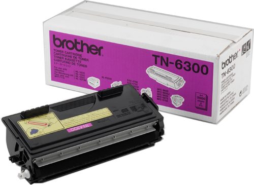 Brother toner TN6300 pro HL-1030 až 1470N,HL-P250, black (3.000 stran) - originální