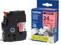 Brother TZ-B51, signální oranžová / černá (24mm)