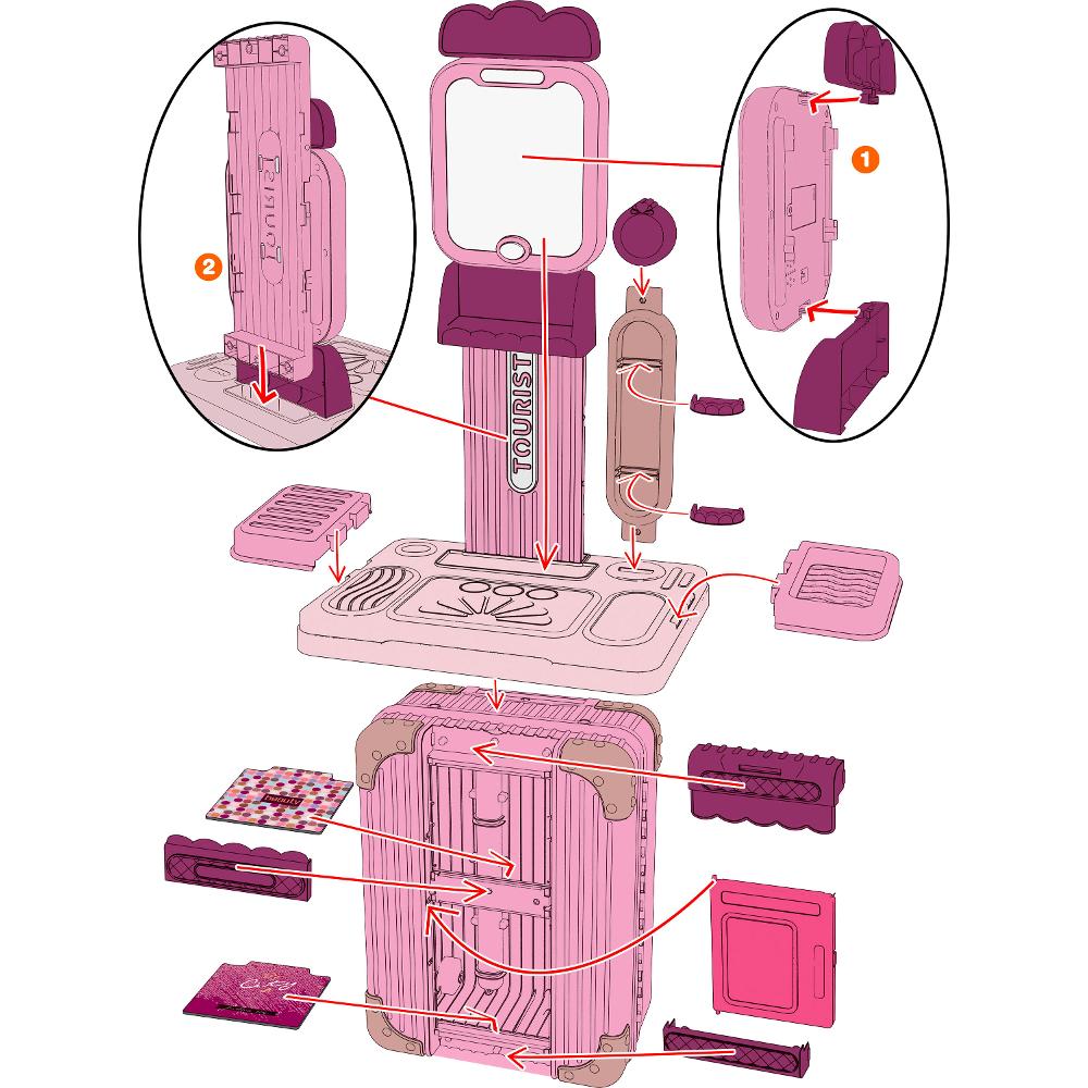 Buddy Toys BGP 3023 Kufrík do kozmetického salónu