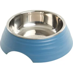 Buster Miska melamin Frosted Ripple Bowl 160ml modrá