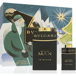 Bvlgari Man In Black EdP 100 ml + EdP 15 ml Pro muže dárková sada